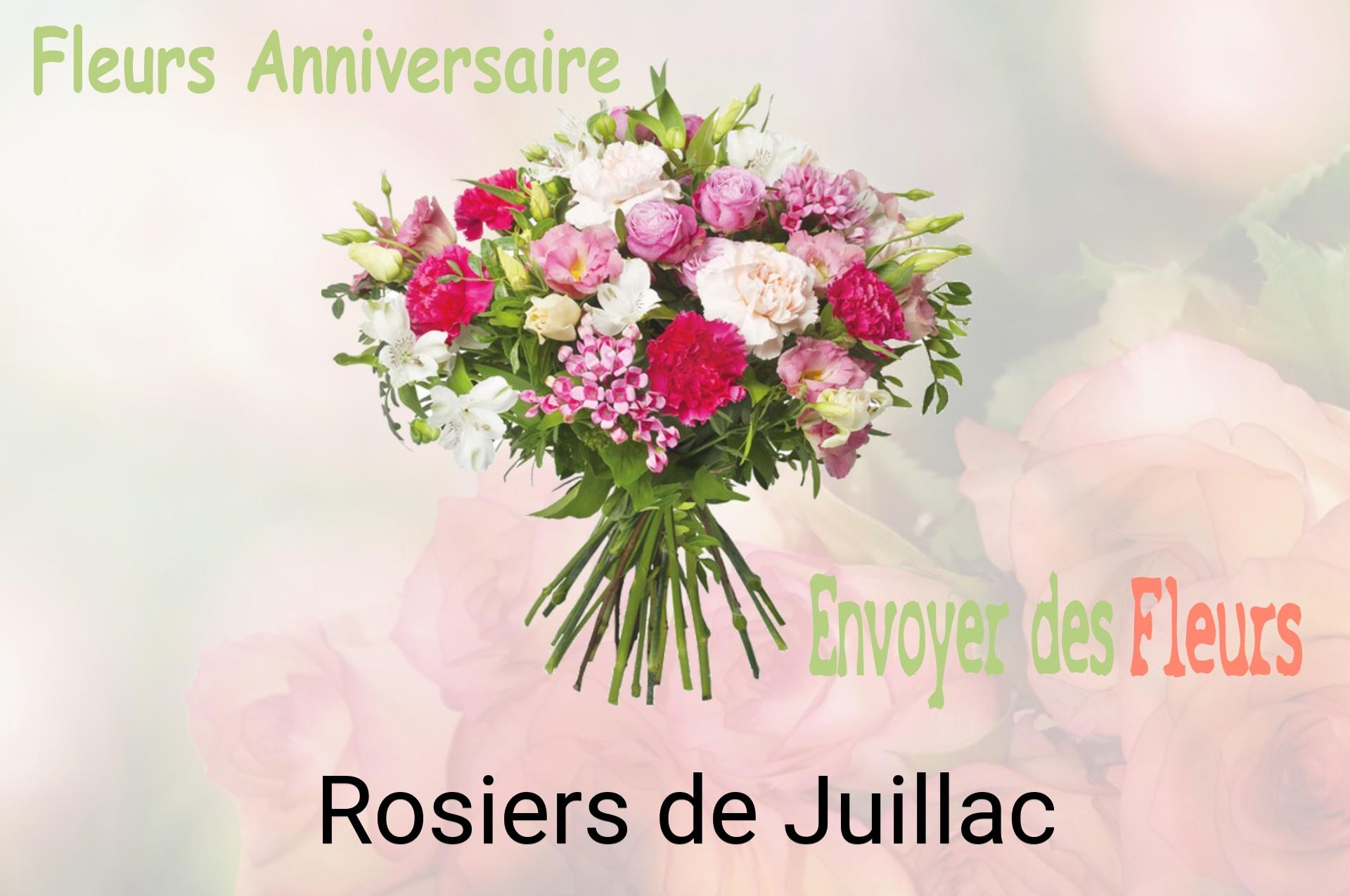 Bouquet de fleurs d’anniversaire livré à Rosiers-de-Juillac