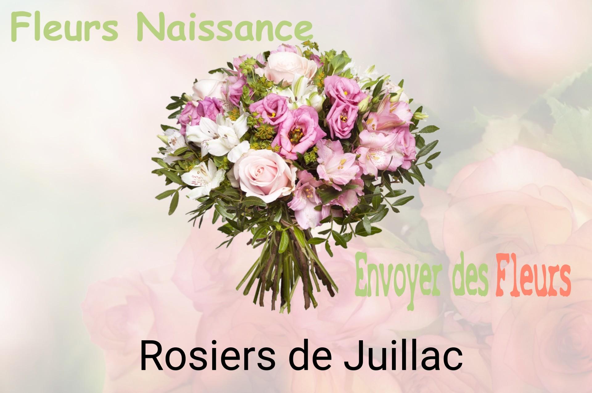 Bouquet de fleurs de naissance livré à Rosiers-de-Juillac