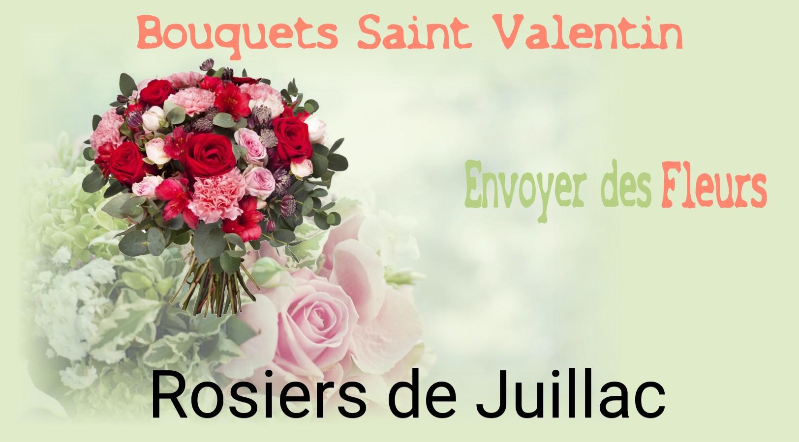 Roses de Saint-Valentin livrées à Rosiers-de-Juillac